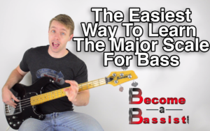 bass lesson major scale